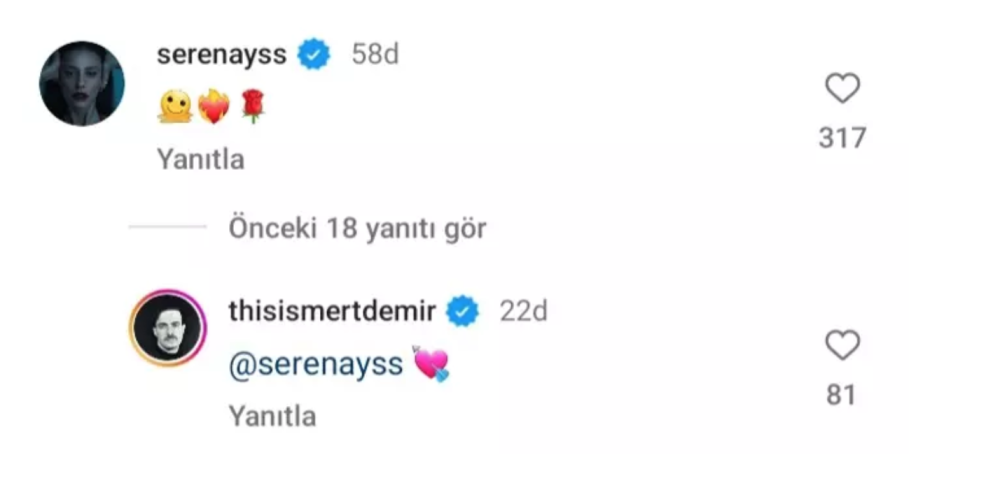 serenay sarikaya ile mert demir in aski gun yuzune cikti